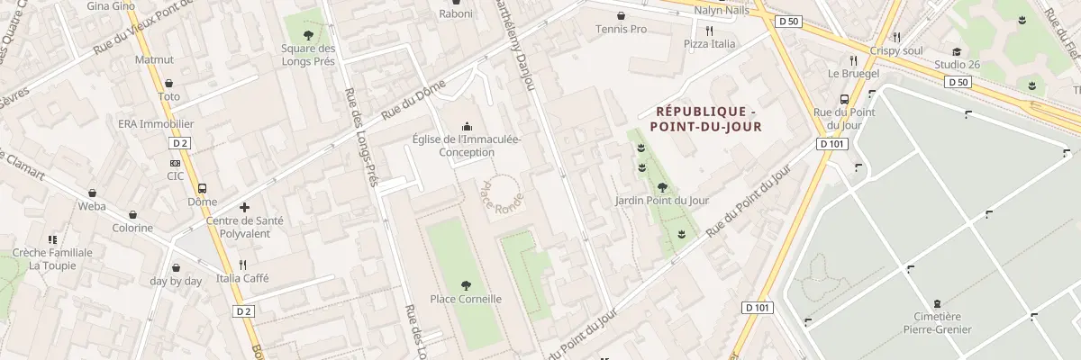 Plan du 64 Rue Barthélémy Danjou à Boulogne-Billancourt