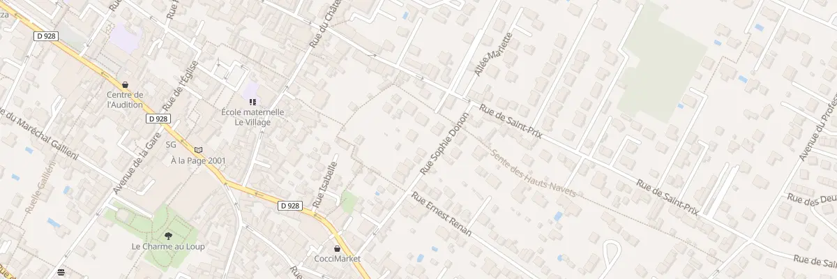 Plan du 25 Rue Sophie Donon à Saint-Leu-la-Forêt