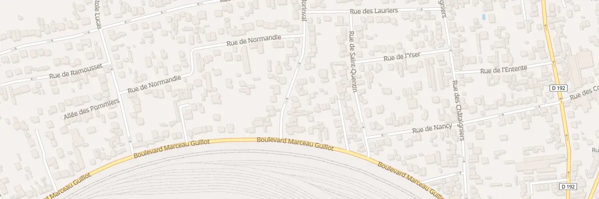 Plan du 12 Rue de Morinval à Argenteuil