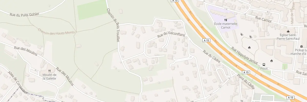 Plan du 27 Rue de Vauconflans à Sannois