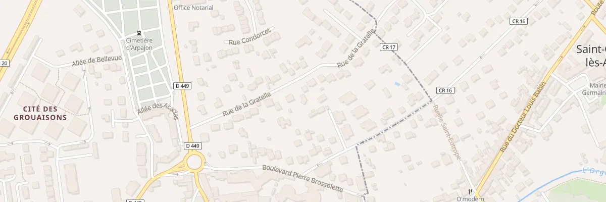 Plan du 24 Rue de la Gratelle à Arpajon