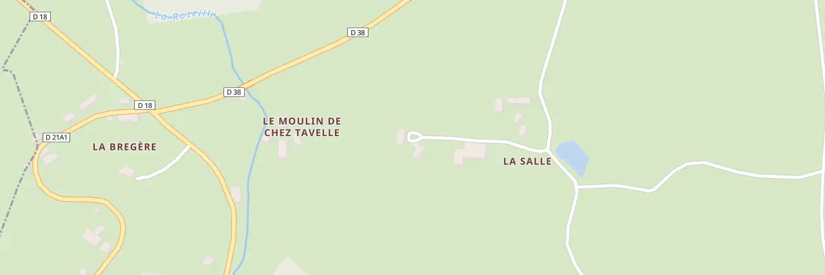 Plan du 8 La Salle à Néoux
