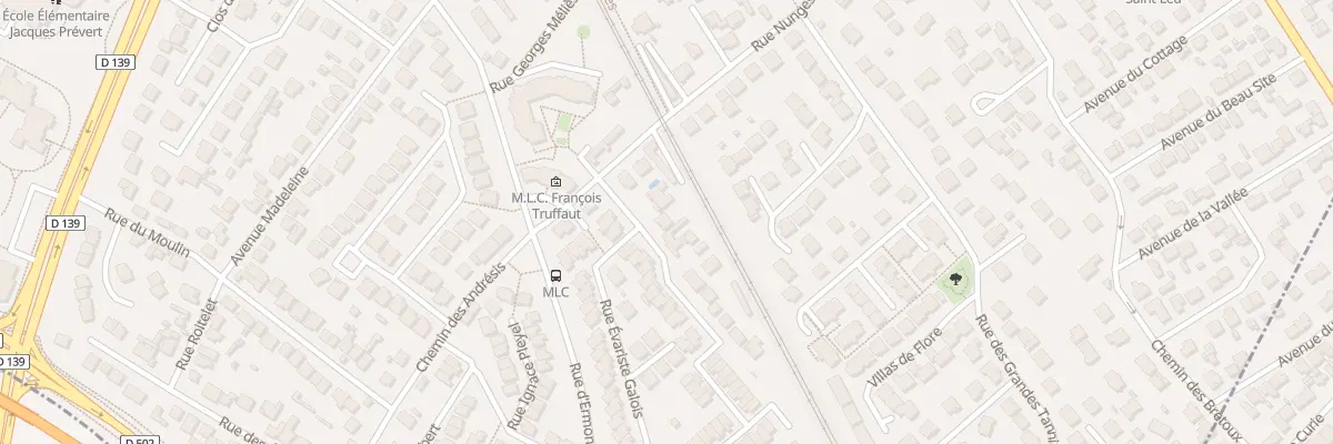 Plan du 3 Rue Evariste Galois à Saint-Leu-la-Forêt