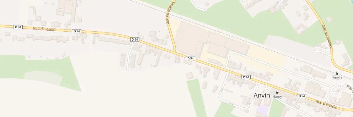 Plan du 508 Rue d’Hesdin à Anvin