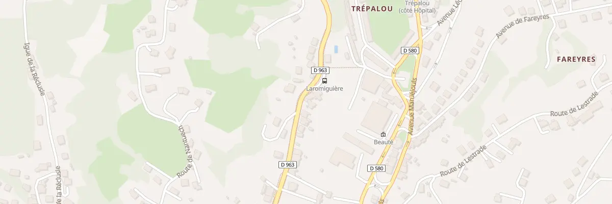Plan du 46B Av Laromiguiere à Decazeville