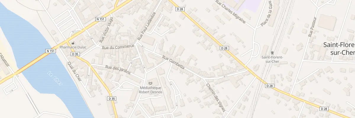 Plan du 27 Rue Gambetta à Saint-Florent-sur-Cher