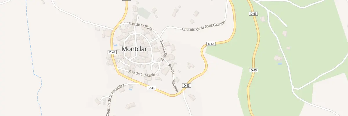 Plan du 15 Le Village à Montclar
