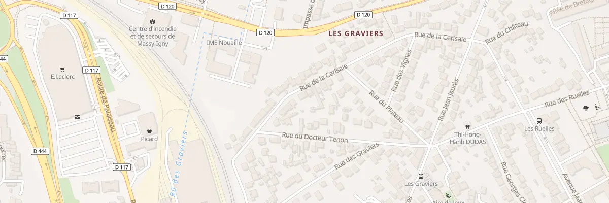 Plan du 34 Rue de la Cerisaie à Massy