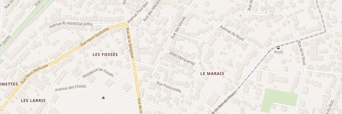 Plan du 4 All Marguerite à Meudon