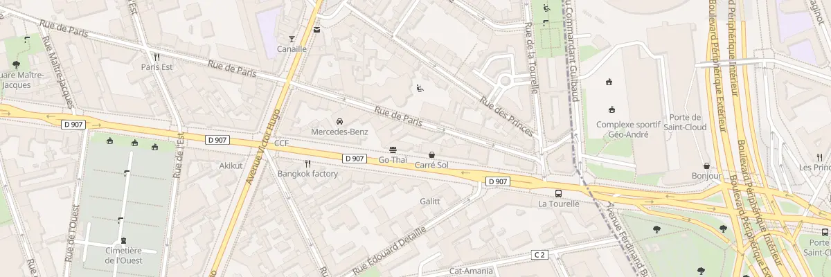 Plan du 11 Rue de Paris à Boulogne-Billancourt