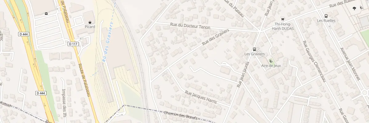 Plan du 29 Rue des Graviers à Massy