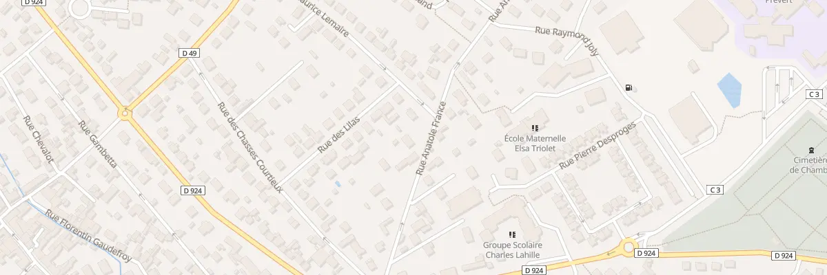 Plan du 177 Rue Anatole France à Chambly
