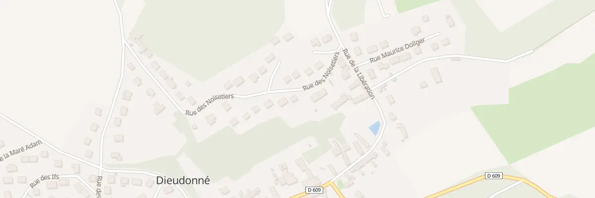 Plan du 3 Rue des Noisetiers à Dieudonné