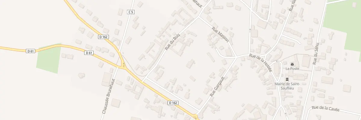 Plan du 11 Rue du Bois à Saint-Sauflieu