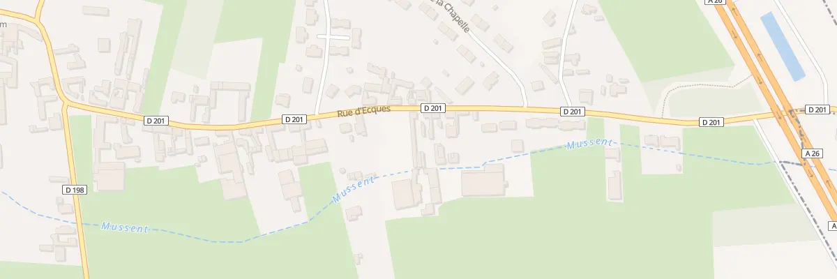 Plan du 387 Rue d’Ecques à Bellinghem