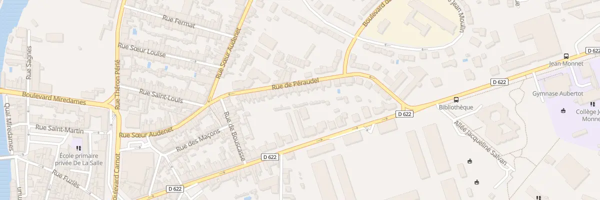 Plan du 30 Rue Peraudel à Castres