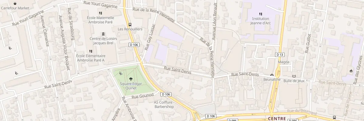 Plan du 112 Rue Saint-Denis à Colombes