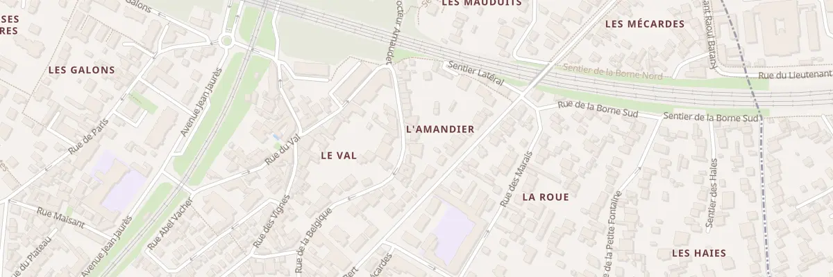 Plan du 31 Rue de la Belgique à Meudon