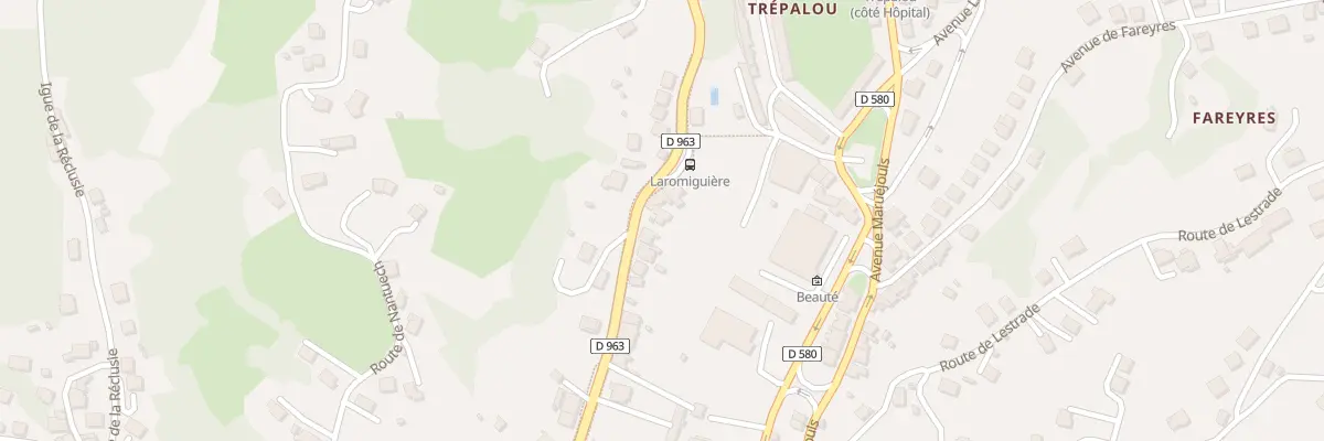 Plan du 46 Av Laromiguiere à Decazeville