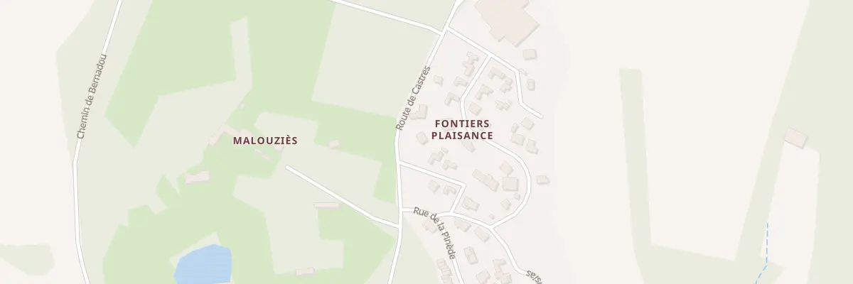 Plan du 200 Fontiers Plaisance à Fontiers-Cabardès
