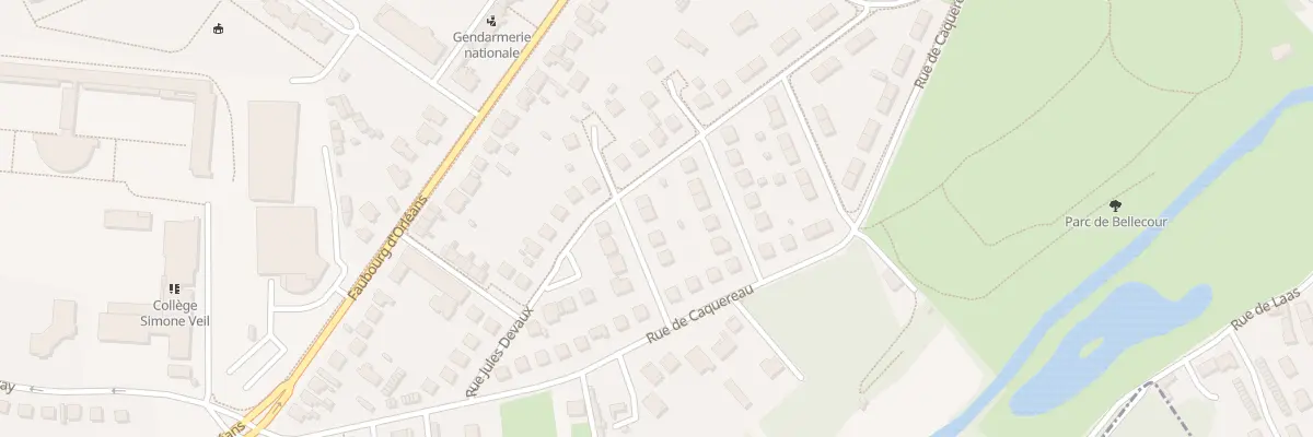 Plan du 6 Rue du Docteur Schweitzer à Pithiviers