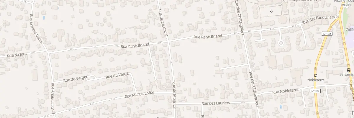 Plan du 50 Rue de Morinval à Argenteuil