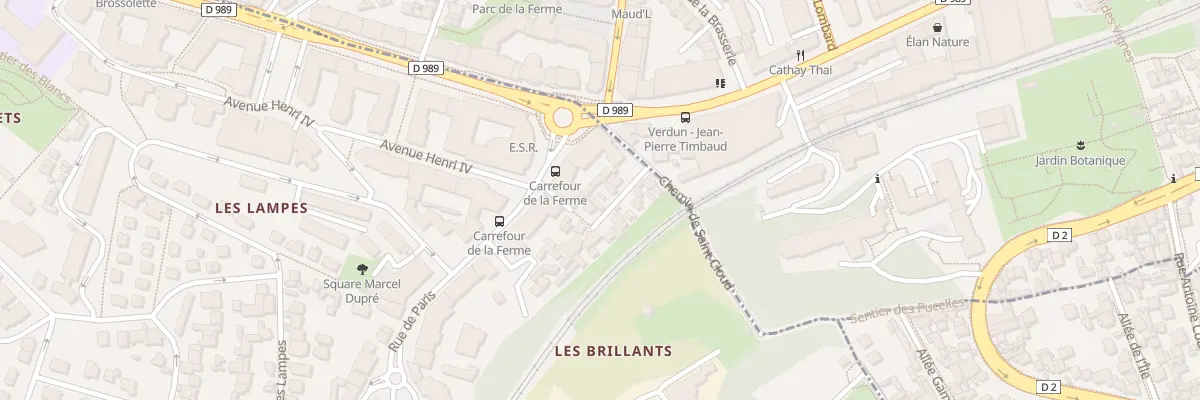 Plan du 3 Imp de Saint-Cloud à Meudon
