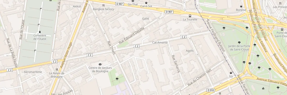 Plan du 33 Rue Gallieni à Boulogne-Billancourt