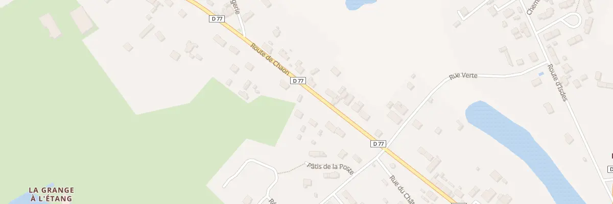 Plan du 39B Rte de Chaon à Brinon-sur-Sauldre