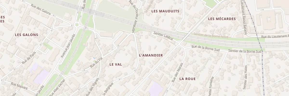 Plan du 27 Rue de la Belgique à Meudon