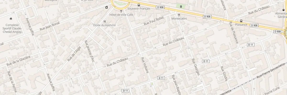Plan du 42 Rue du Château à La Garenne-Colombes