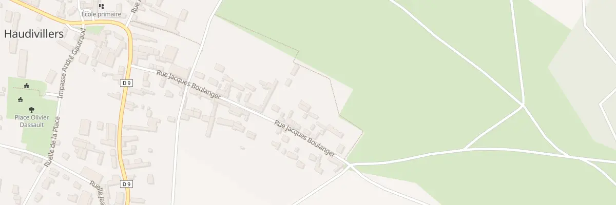 Plan du 21 Rue Jacques Boulanger à Haudivillers