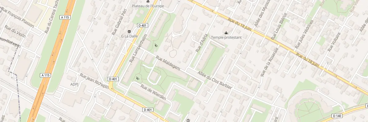 Plan du 10 Rue d’Adria à Ermont