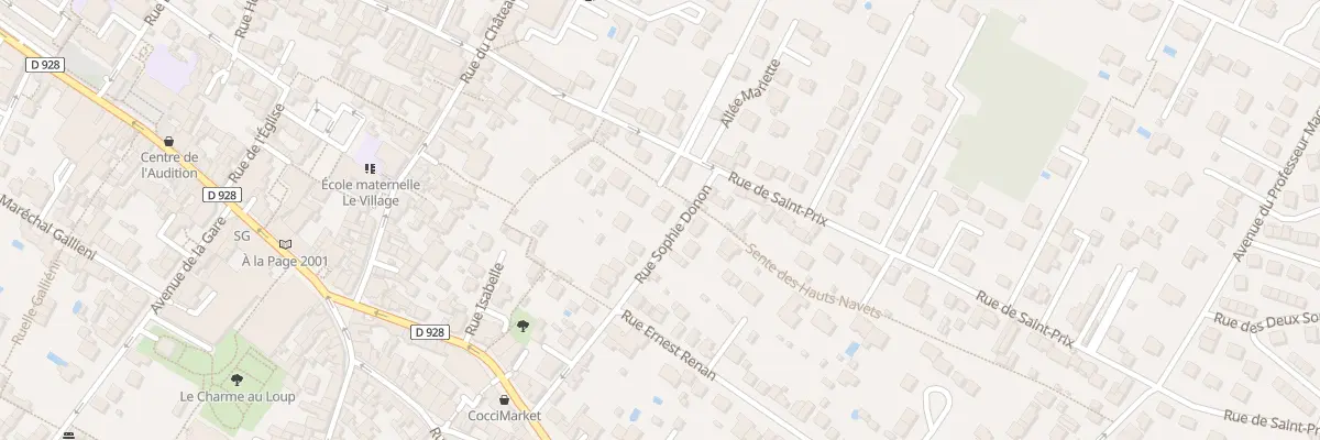 Plan du 27 Rue Sophie Donon à Saint-Leu-la-Forêt