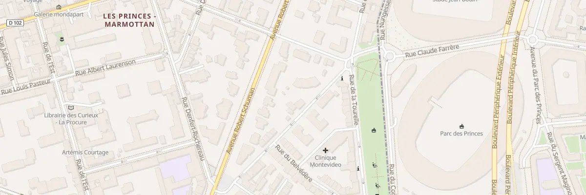 Plan du 6 Rue du Pavillon à Boulogne-Billancourt
