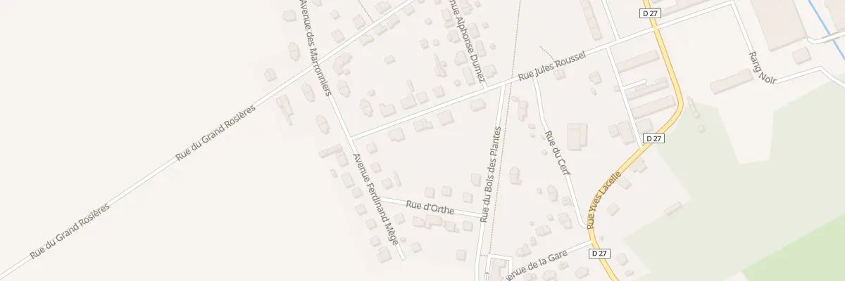 Plan du 9 Rue Jules Roussel à Lunery