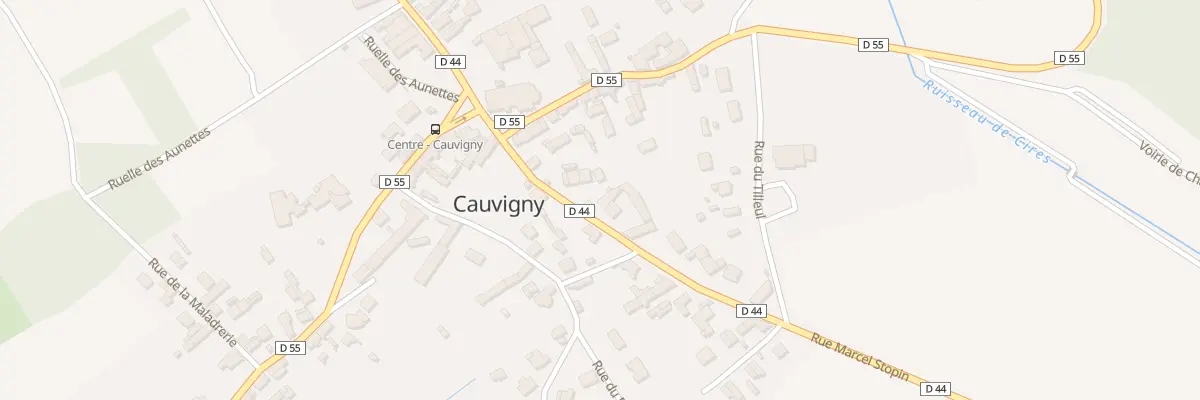 Plan du 3 Rue de Senlis à Cauvigny