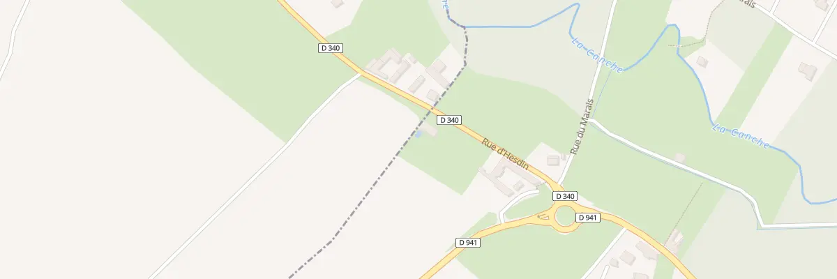 Plan du 5 Rue d’Hesdin à Ligny-sur-Canche