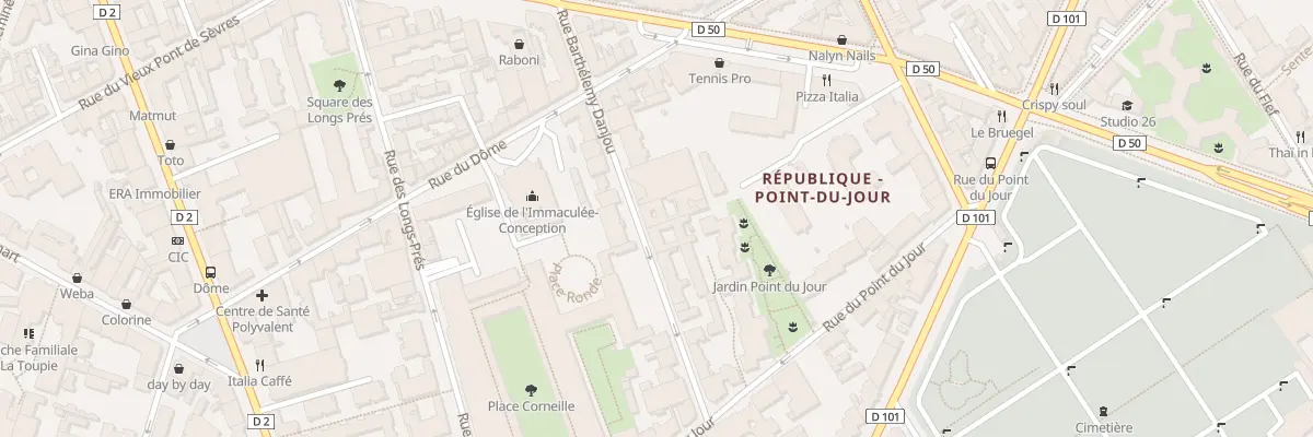 Plan du 57 Rue Barthélémy Danjou à Boulogne-Billancourt