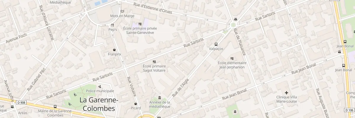 Plan du 35 Rue Sartoris à La Garenne-Colombes