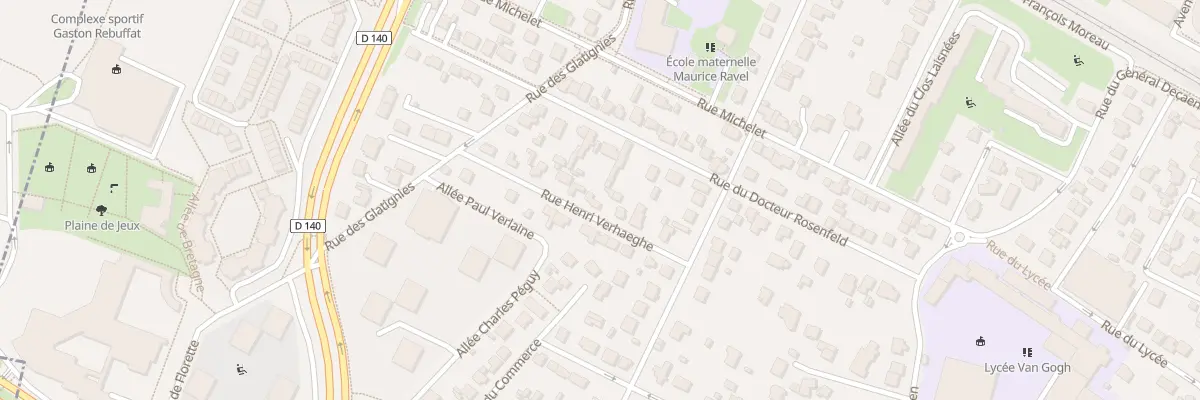 Plan du 6 Rue Henri Verhaeghe à Ermont