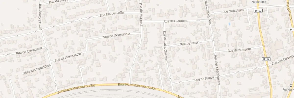 Plan du 20 Rue de Morinval à Argenteuil