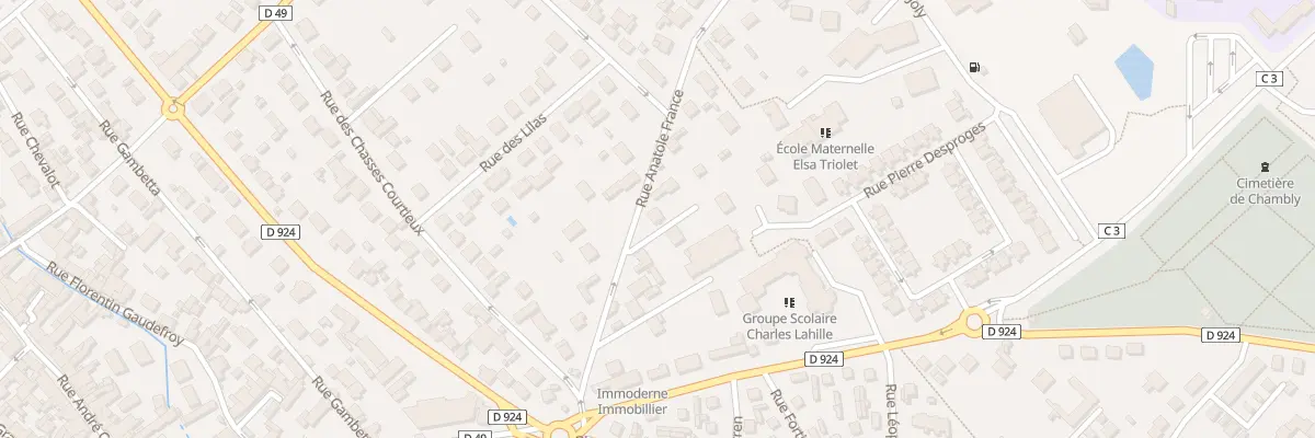 Plan du 120 Rue Anatole France à Chambly