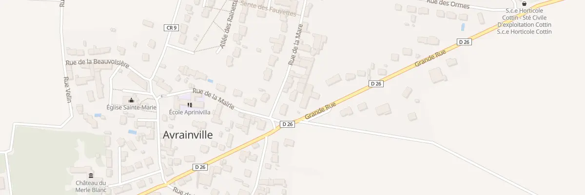 Plan du 4 Rue de la Mare à Avrainville