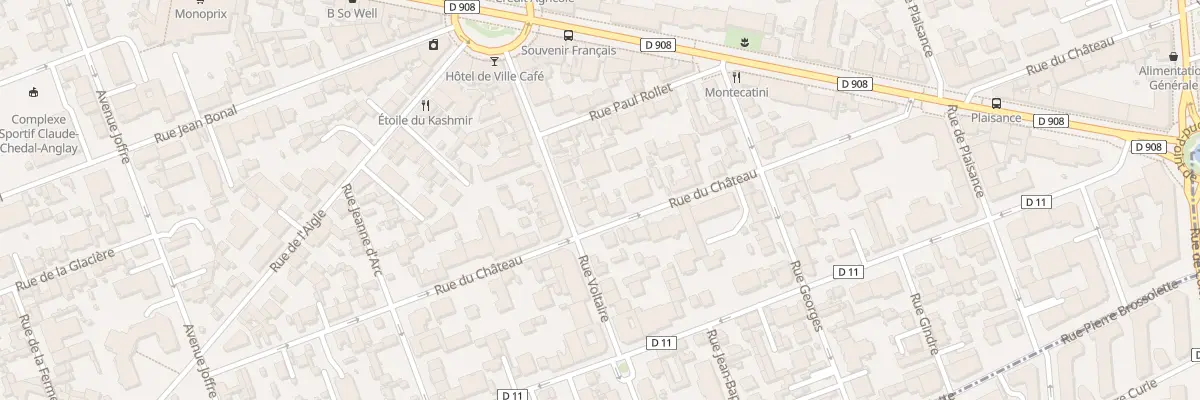Plan du 40B Rue du Château à La Garenne-Colombes