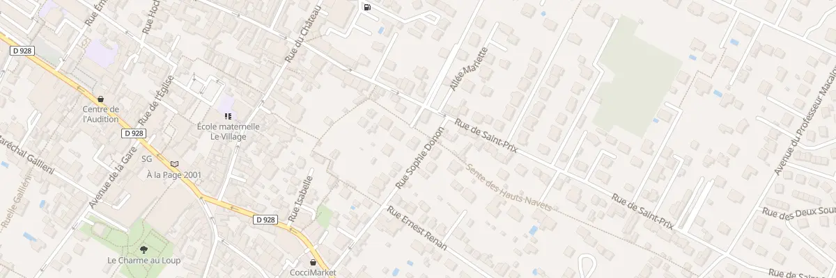 Plan du 29 Rue Sophie Donon à Saint-Leu-la-Forêt