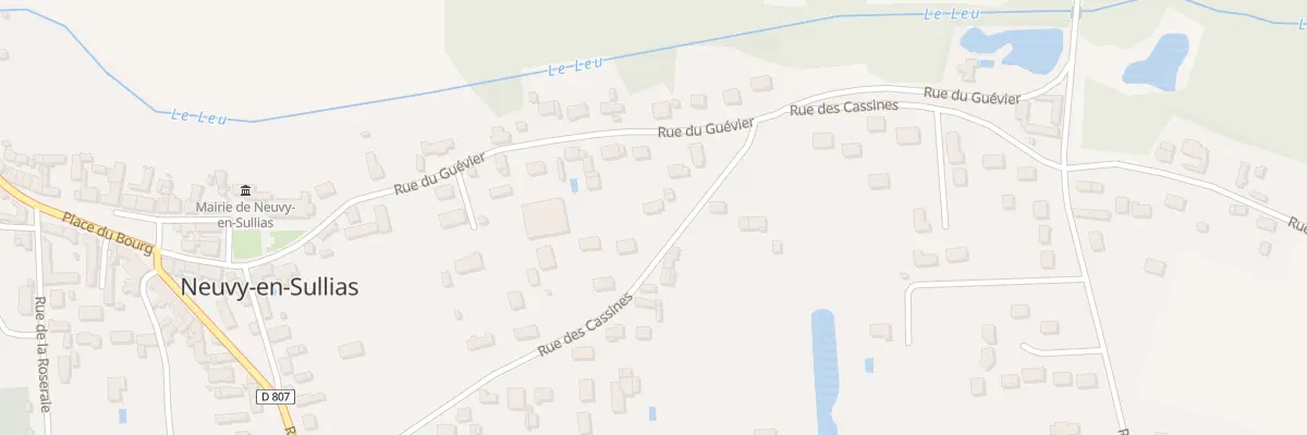 Plan du 23 Rue des Cassines à Neuvy-en-Sullias