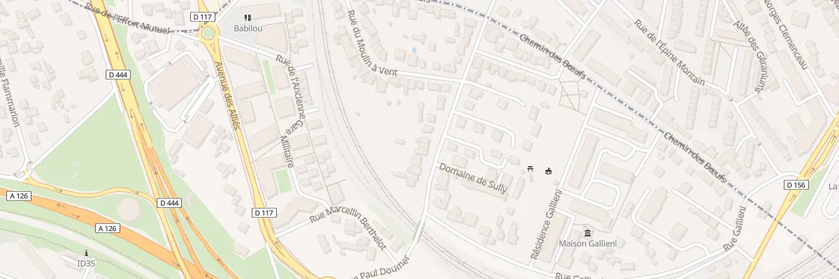 Plan du 13 Rte de Villaine à Palaiseau