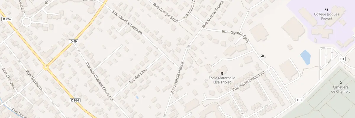 Plan du 239 Rue Anatole France à Chambly