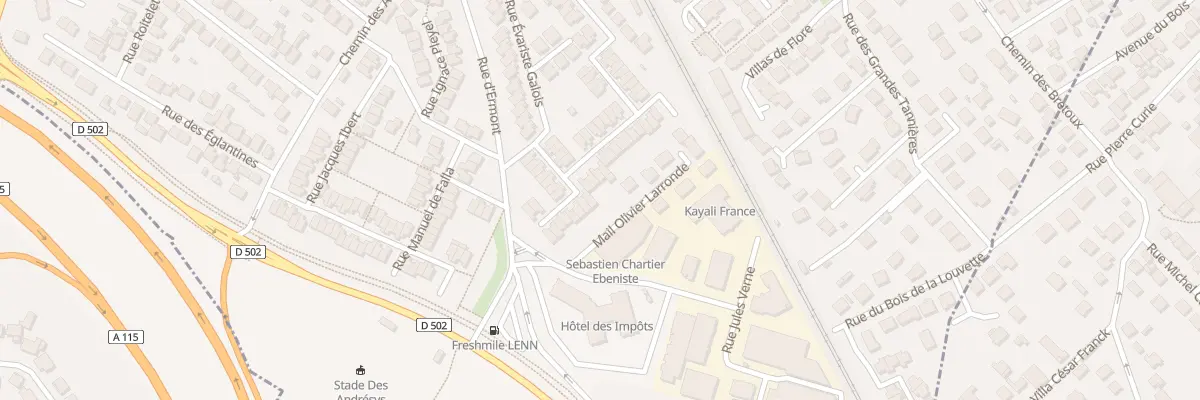 Plan du 65 Rue Evariste Galois à Saint-Leu-la-Forêt